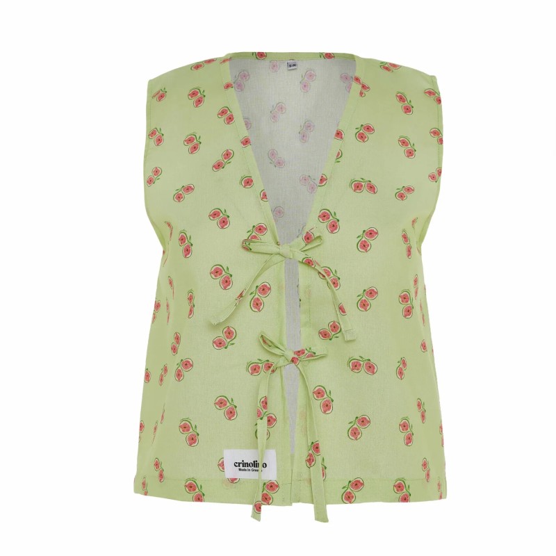 Fig Blossom Sleevless Shirt