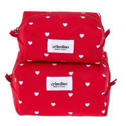 Red Hearts Makeup Bags
