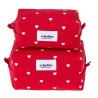 Red Hearts Makeup Bags